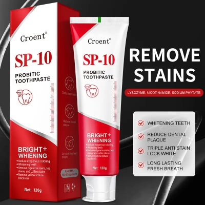 Picture of Croent SP-10 Probitic Bright + Whitening Toothpaste (120g)