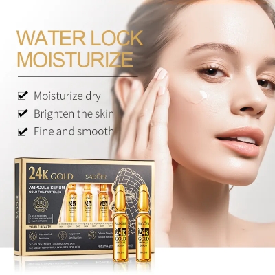 Picture of SADOER 24K Gold Ampoule Serum with Gold Foil Particles - 7 Pcs Set