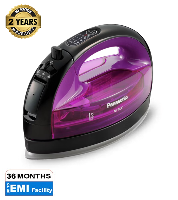 Buy Panasonic 1550W Cordless Steam Iron with Multi-Direction Soleplate (NI-WL41) Purple Digital Squareonline  at the Best Price in Bangladesh