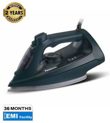 Buy Panasonic 2400W Lightweight Steam Iron, Ceramic soleplate, Adjustable Steam Setting (NI-U450) Dark Green Digital Square at the Best Price in Bangladesh