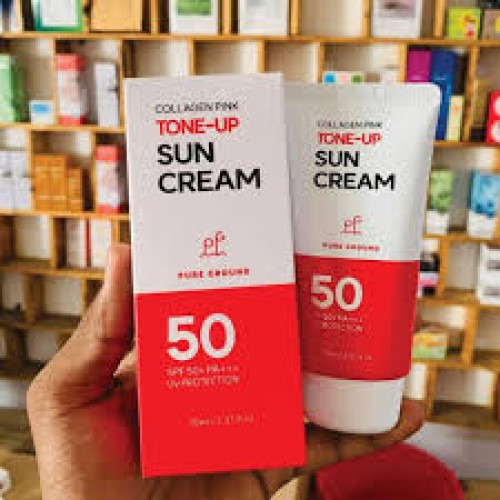 Buy Pure Ground Collagen Pink Tone Up Sun Cream SPF50+ 70ml at Best Price In Bangladesh