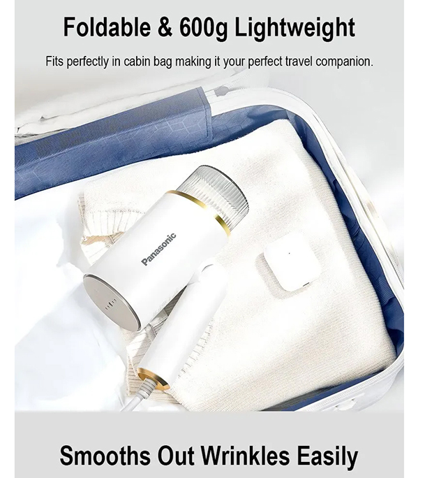 Buy Panasonic 1300W Light Weight & Foldable Handheld Garment Steamer (NI-GHF025) Digital Square at the Best Price in Bangladesh