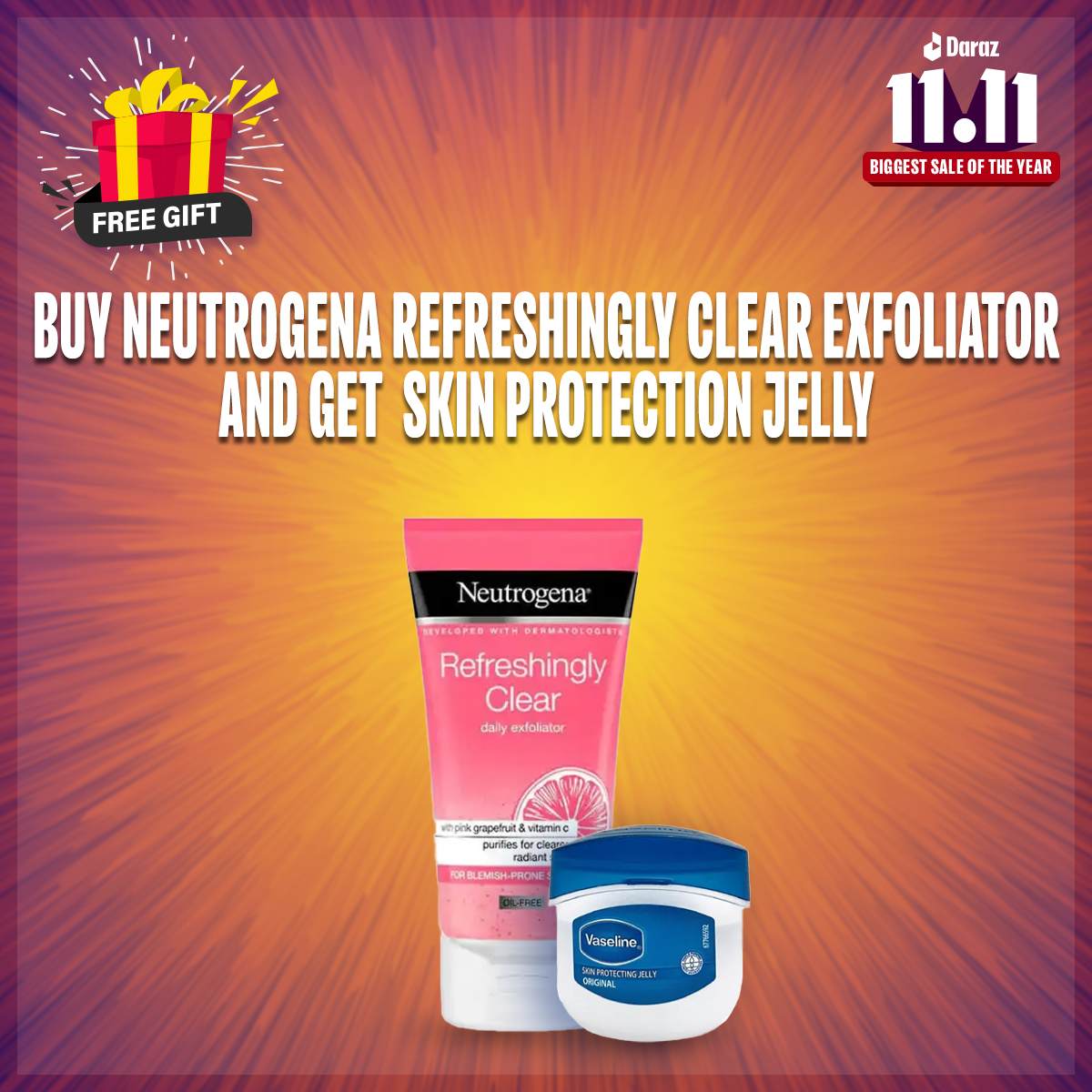 Picture of Neutrogena Refreshingly Clear Daily Exfoliator (150ml)