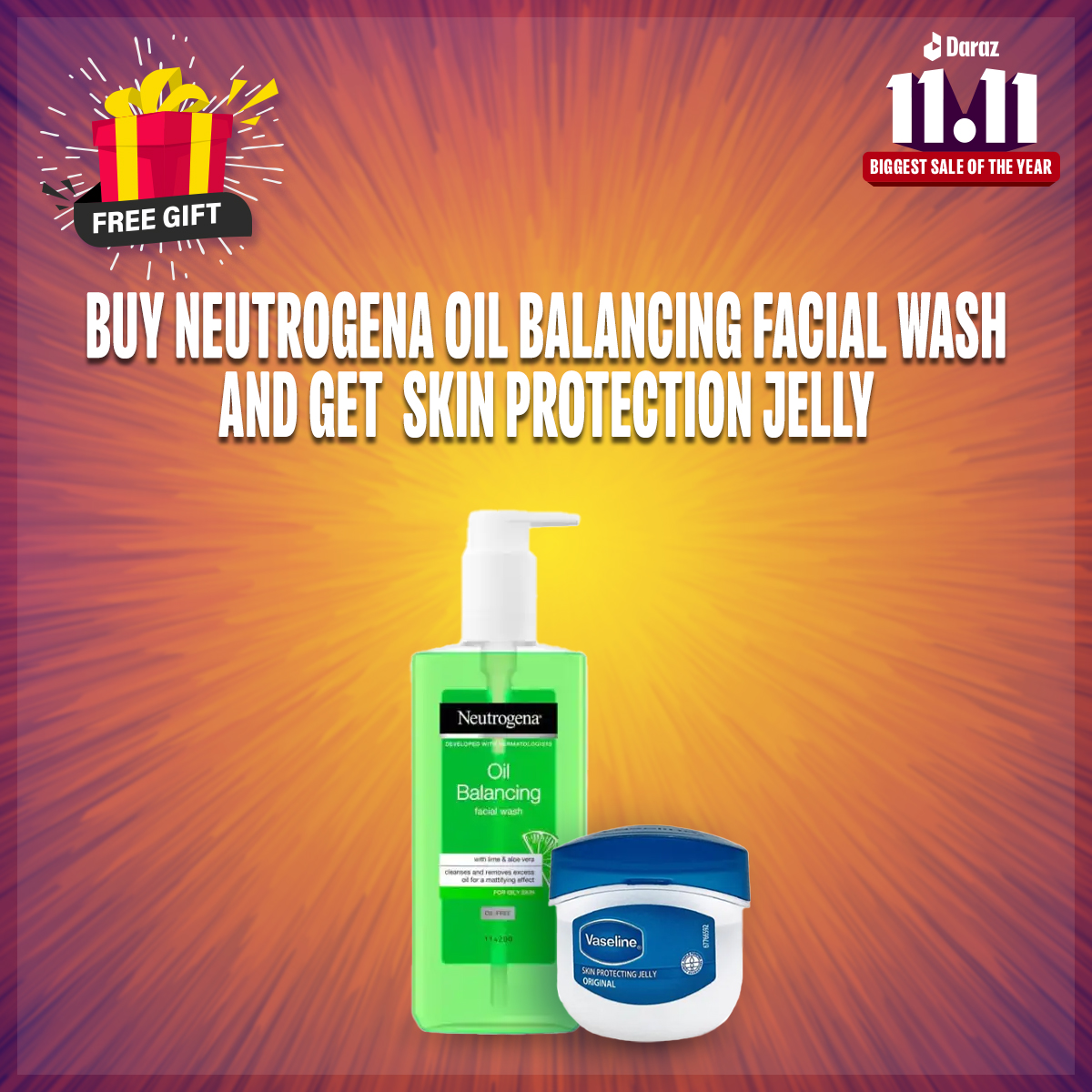 Picture of Neutrogena Oil Balancing Facial Wash (200ml)