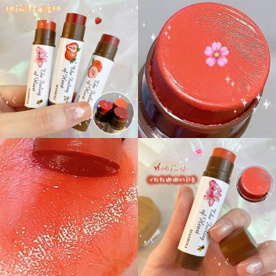 Picture of HANBOLI Moisturizing Nourishing Lip Balm Peach/Wild berry/Coconut 4.5g 3PC