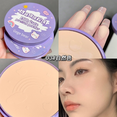 Picture of Gege Bear Milk Cute Pressed Powder Cake Oil Control 12g