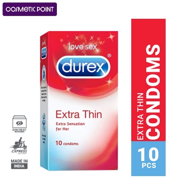Picture of Durex Extra Thin Condom - 10Pcs Pack(Made In India)