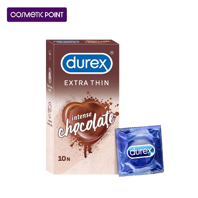 Picture of Durex Extra Thin Intense Chocolate Condom - 10Pcs Pack(India)