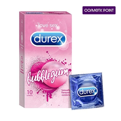 Picture of Durex Extra Thin Bubble/gum Condom - 10Pcs Pack