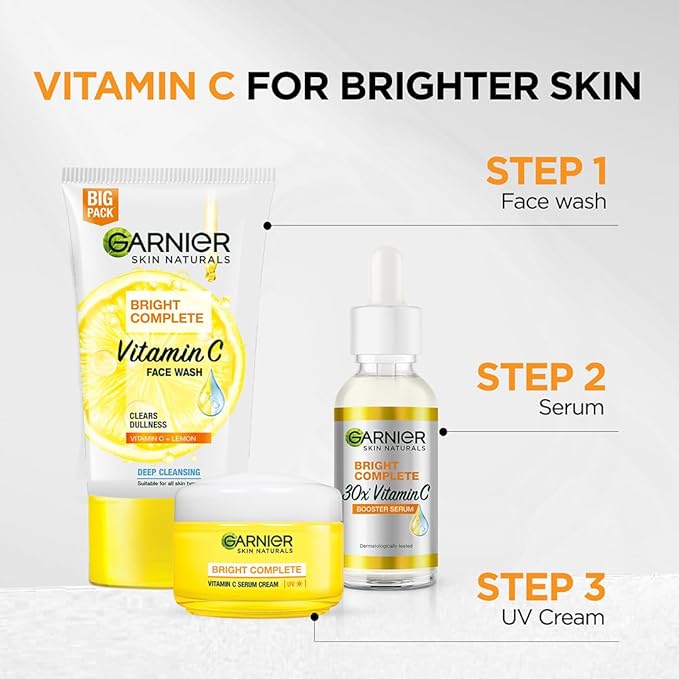 Picture of Garnier Bright Complete Vitamin C combo
