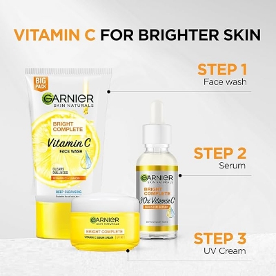 Picture of Garnier Bright Complete Vitamin C combo