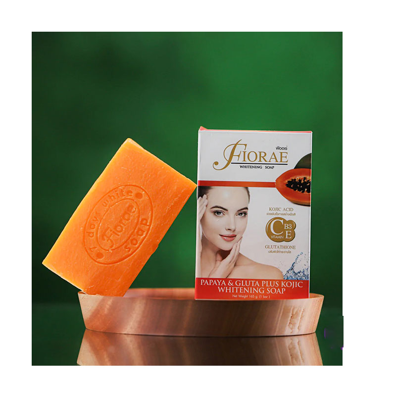 Picture of Fiorae Papaya Gulta Plus Kojij Skin Care Soap - 165 Gram (Thailand)