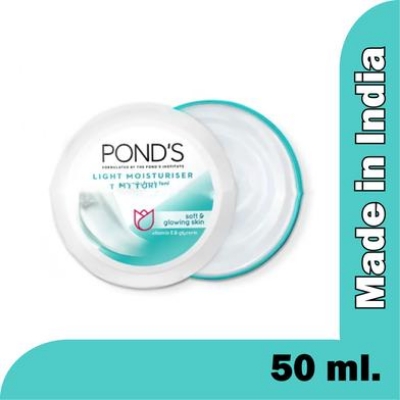 Picture of POND'S Light Moisturiser 50ml Non-Oily Fresh Feel For Soft Glowing Skin With Vitamin E & Glycerin
