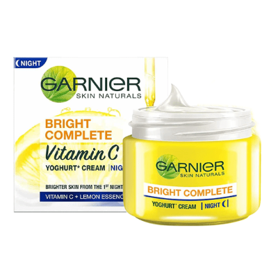 Picture of Garnier Bright Complete Vitamin C Yoghurt Night Cream, 40g