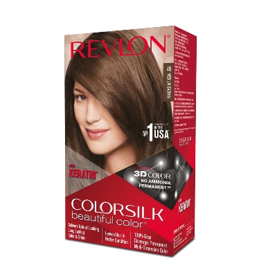 Picture of Colorsilk Hair Color Medium Brown 4N (40ml+40ml+11.8ml)
