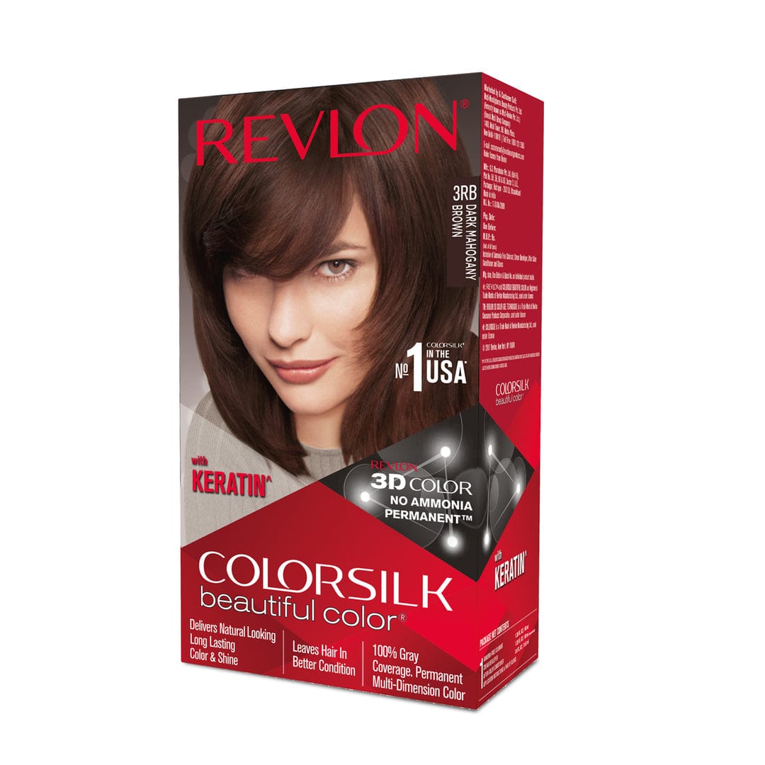 Picture of Colorsilk Hair Color DARK MAHOGANY BROWN 3RB  (40ml+40ml+11.8ml)