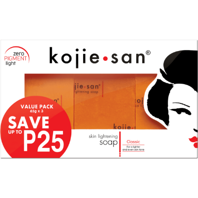 Picture of Kojie San Skin Lightening Classic Soap 65 Gram Trio Pack (3 Bars Per Pack)