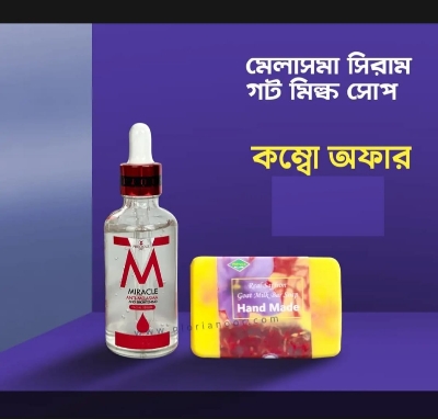 Picture of Miracle Anti Melasma Serum & Safran Goat Milk soap Combo offer