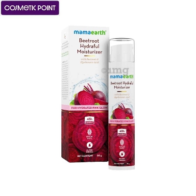 Picture of Mamaearth Beetroot Hydraful Moisturizer Lotion With Beetroot &Hyaluronic Acid For Hydrated Pink Glow 50g