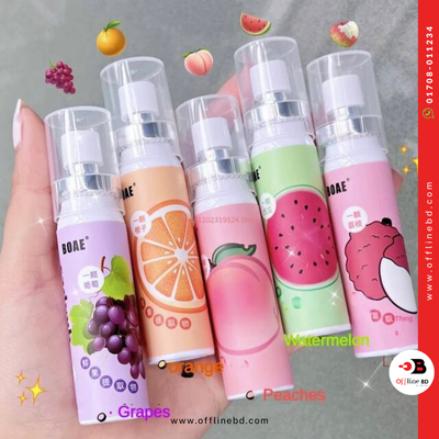 Picture of Oral Fresh Spray Mouth Freshener 6 Smell Fresh Breath Mouth Fruit Litchi Peach Grape Flavor Persistent Portable Oral Care