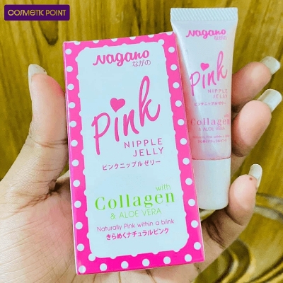 Picture of NAGANO PINK Jelly Lips Nipples Vitamin E Collagen Aloe Vera Whitening Tint 10g