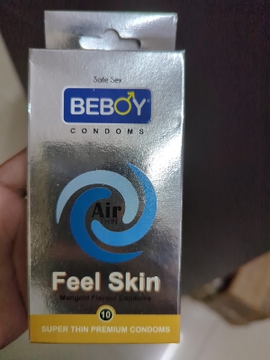 Picture of Beboy Air Thin Feel Skin Super Thin (Marigold) Condom - 10Pcs Pack(India)