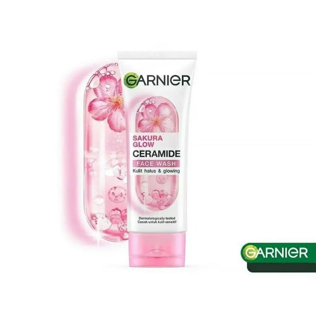 Buy GARNIER Sakura Glow Ceramide Face Wash – 100ml at best Price in Bangladesh 