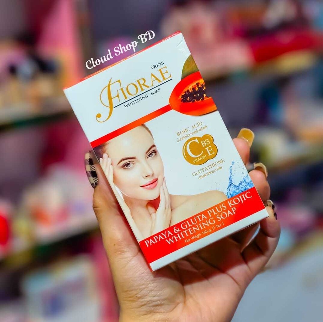 Buy FIORAE Papaya & Gluta Plus Kojic Whitening Soap at best Price in Bangladesh 