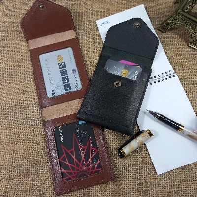Picture of 100% Leather Card Holder Mini Wallet