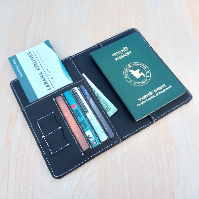 Picture of Multifunction P-assport Cover PU Leather Fashionable P-assport Bag P-assport Holder Frosted PU Leather Travel Bag Wallet Ticket Holder Organizer for Men and Women