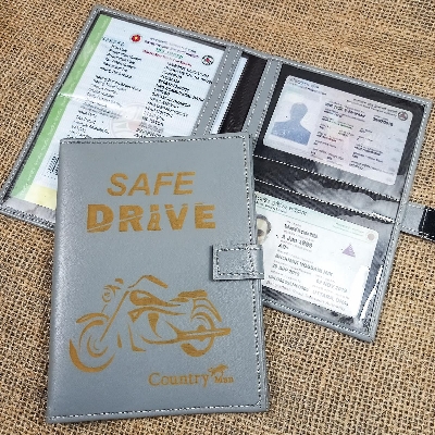 Picture of Car + Motorcycle license/Document Holder pouch Bag