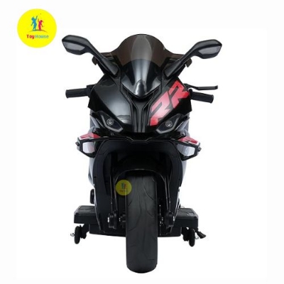 Picture of JN Creations 12V Kids Ride-On BMW S1000 RR Electric Bike 008 – Battery Operated Motorcycle with LED Wheels, Side Stand & Music – Red