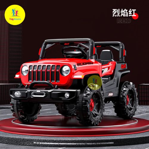 Picture of Rechargeable Electric Ride-On Jeep V300 for Kids – 12V Battery Powered Children’s Car with Remote Control, LED Lights & Music