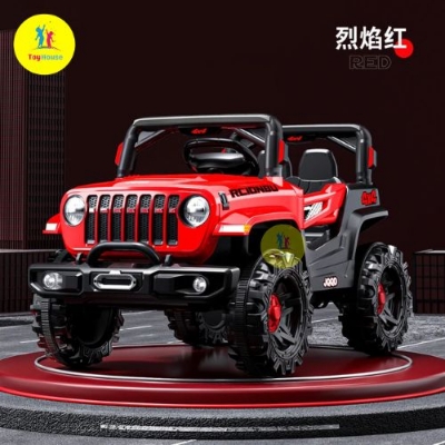Picture of Rechargeable Electric Ride-On Jeep V300 for Kids – 12V Battery Powered Children’s Car with Remote Control, LED Lights & Music