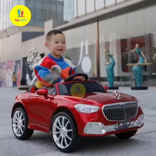 Picture of Mercedes Style Kids Electric Ride-On Car – 4WD 12V Battery Vehicle with Remote Control, LED Lights & Music – Children’s Electric Car