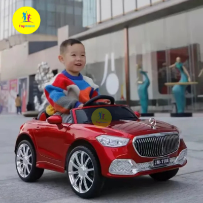 Picture of Mercedes Style Kids Electric Ride-On Car – 4WD 12V Battery Vehicle with Remote Control, LED Lights & Music – Children’s Electric Car
