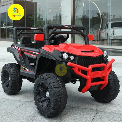 Picture of Beach Buggy Adventure Electric Ride-On Car – Dual Drive Desert Safari Thumper Buggy, 12V Battery Powered Racing Car for Kids – Red Color