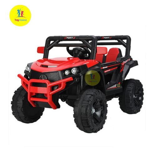 Picture of Beach Buggy Adventure Electric Ride-On Car – Dual Drive Desert Safari Thumper Buggy, 12V Battery Powered Racing Car for Kids – Red Color