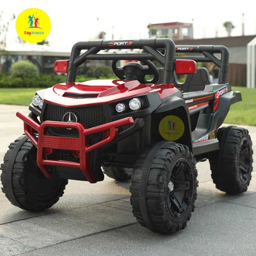 Picture of Beach Buggy Adventure Electric Ride-On Car – Dual Drive Desert Safari Thumper Buggy, 12V Battery Powered Racing Car for Kids – Red Color