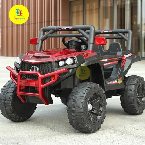 Picture of Beach Buggy Adventure Electric Ride-On Car – Dual Drive Desert Safari Thumper Buggy, 12V Battery Powered Racing Car for Kids – Red Color