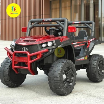 Picture of Beach Buggy Adventure Electric Ride-On Car – Dual Drive Desert Safari Thumper Buggy, 12V Battery Powered Racing Car for Kids – Red Color