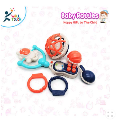 Picture of MIMI BELL ERES For New Born Baby Rattle and Teether - 5 Pcs (mimi_bells_pack_m3) - Model - 3