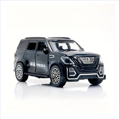 Picture of CheZhi 1:24 Nissan Patrol SUV Diecast Alloy Car Luxurious Simulation Toy Vehicles Metal Car 6 Doors Open Model Car Sound Light Toys For Gift