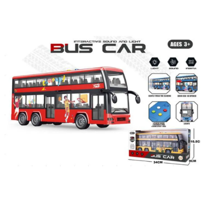 Picture of Solid color lighting IC inertia double deck bus