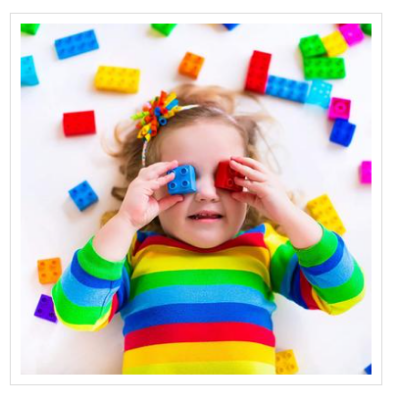 Picture of Compatible with LEGO Basics, Large Bricks, Bulk Thick 2x2 Parts, High Bricks, 4 Holes, Kindergarten Plastic Building Toys