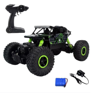 Picture of Rock Crawler Electric RC Vehicles Alloyed R-C Car Remote Control Toy Cars Controlled Drive Off-Road Toys Off-Road Truck 4 Wheels Drive SUV Buggy Car 1:16 Scale RC Climbing High Speed Car for Boys Kids