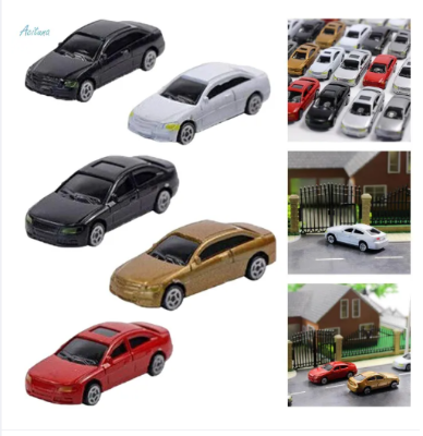 Picture of 5Pcs Mini Scale Model Car 1:87 Sand Table Vehicle Car Decoration
