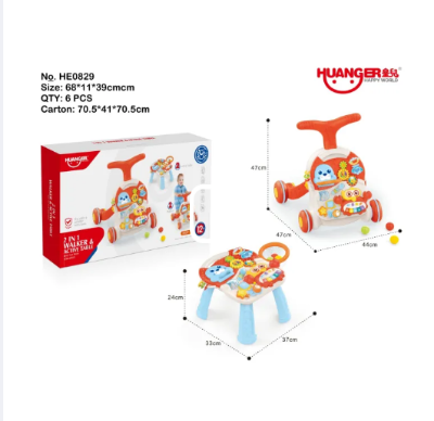 Picture of Huanger 2 in 1 Walker & Active Table Multifunctional Baby Walker with Music