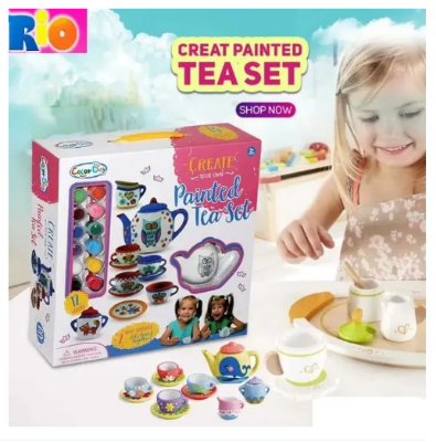 Picture of CREATE YOUR OWN- Painted Tea Set alker 12 COLORS