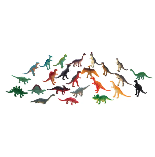 Picture of 12Pcs/ 24Pcs Dinosaur Toys Cognitive Ability Burrs-free Smell-less Mini Dinosaur Figure Toys Set for Children